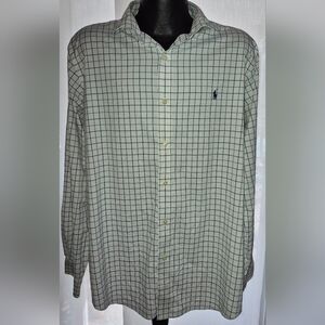 Polo Ralph Lauren Long-Sleeve Cotton Shirt Men's Size XL TG